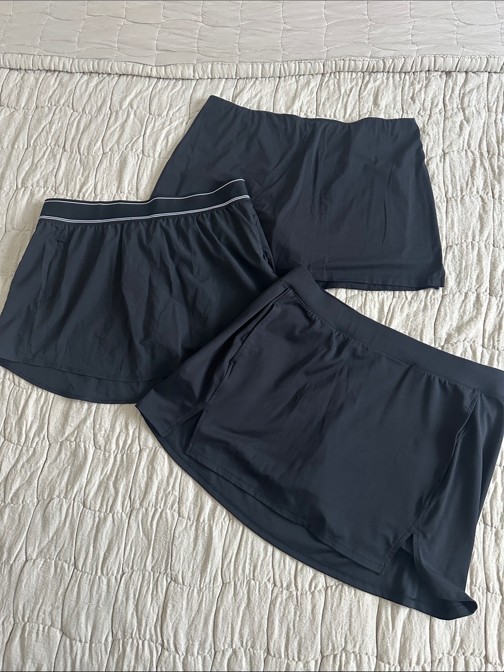 Black Active Skort Bundle Large